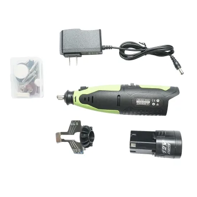 Affilatrice elettrica portatile per motoseghe 12V, 55W, 20000 RPM Batteria agli ioni di litio 2000mAh - immagine 2