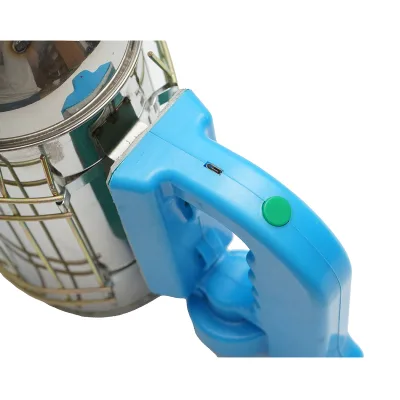 Affumicatore elettrico in acciaio inox con cilindro di protezione termica, ricarica USB 190 mm - immagine 5