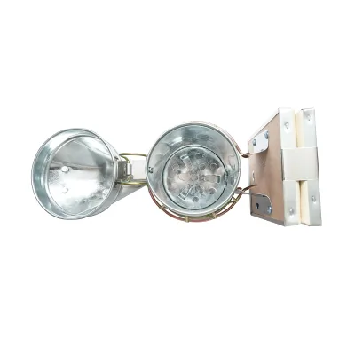 Affumicatore per api in acciaio galvanizzato con cilindro, scudo termico e soffietto in pelle, 190 mm - immagine 5