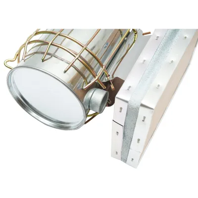 Affumicatore per api in acciaio inox con cilindro, scudo termico e soffietto in pelle, 160 mm. - immagine 2