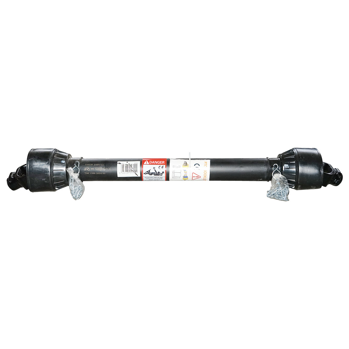 Albero cardanico Cardano 1200 mm T6 croce 30,2x92 (tubo triangolare) 1 3/8 Z=6