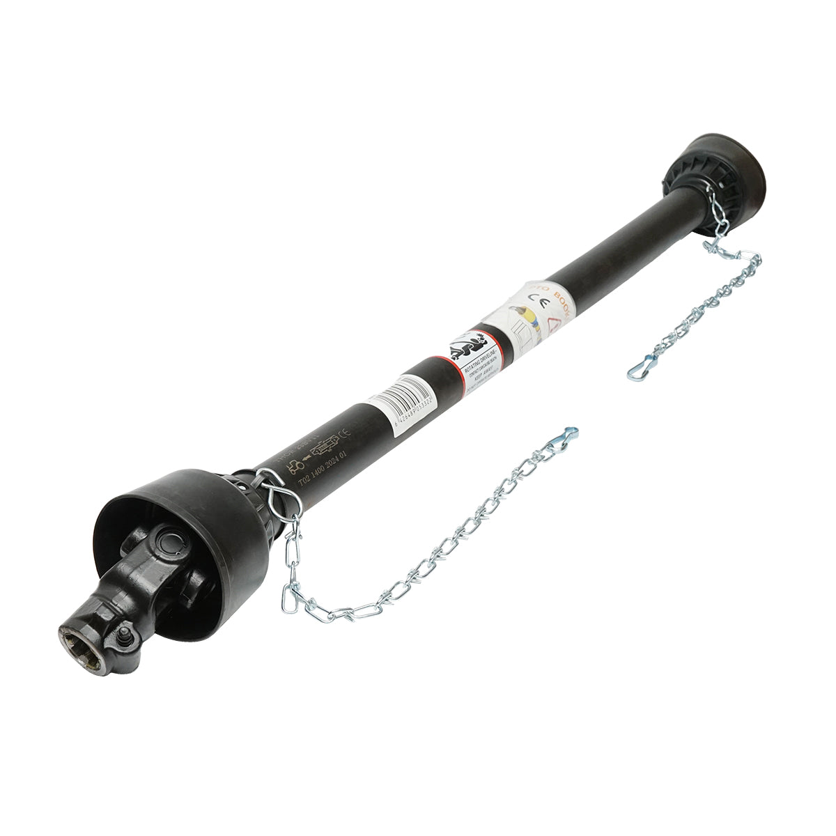 Albero cardanico Cardano 1400 mm T2 croce 23,8x61,3 (tubo triangolare) 1 3/8 Z=6 - immagine 2