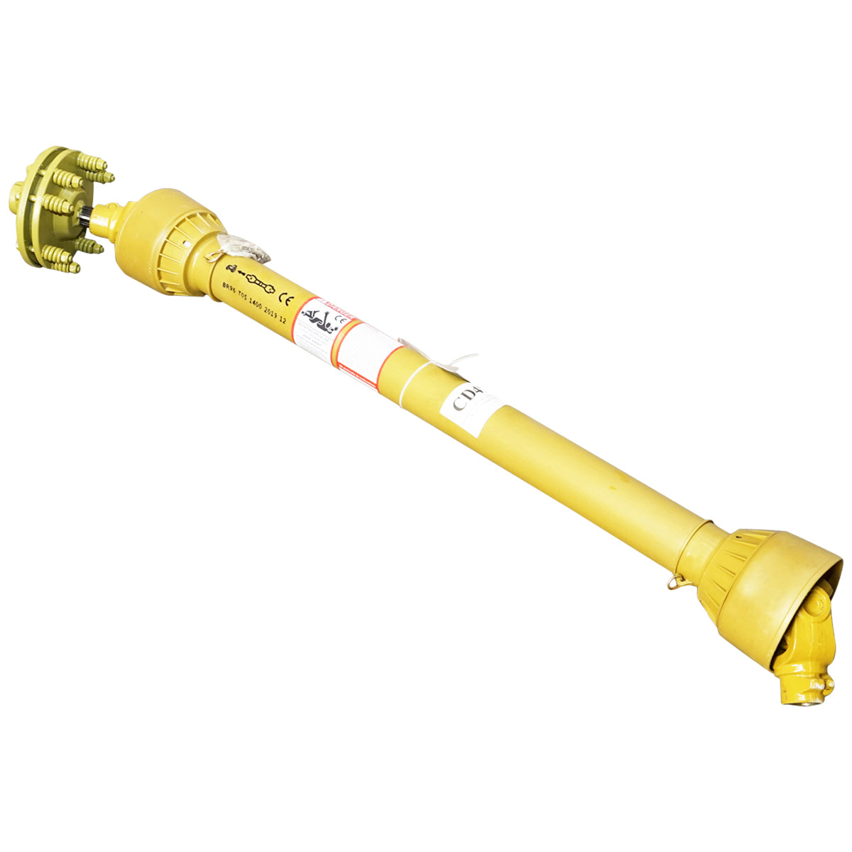 Albero cardanico Cardano 1400mm T5 1 3/8 Z=6 con frizione 2 dischi croce 30,2x80 - immagine 3