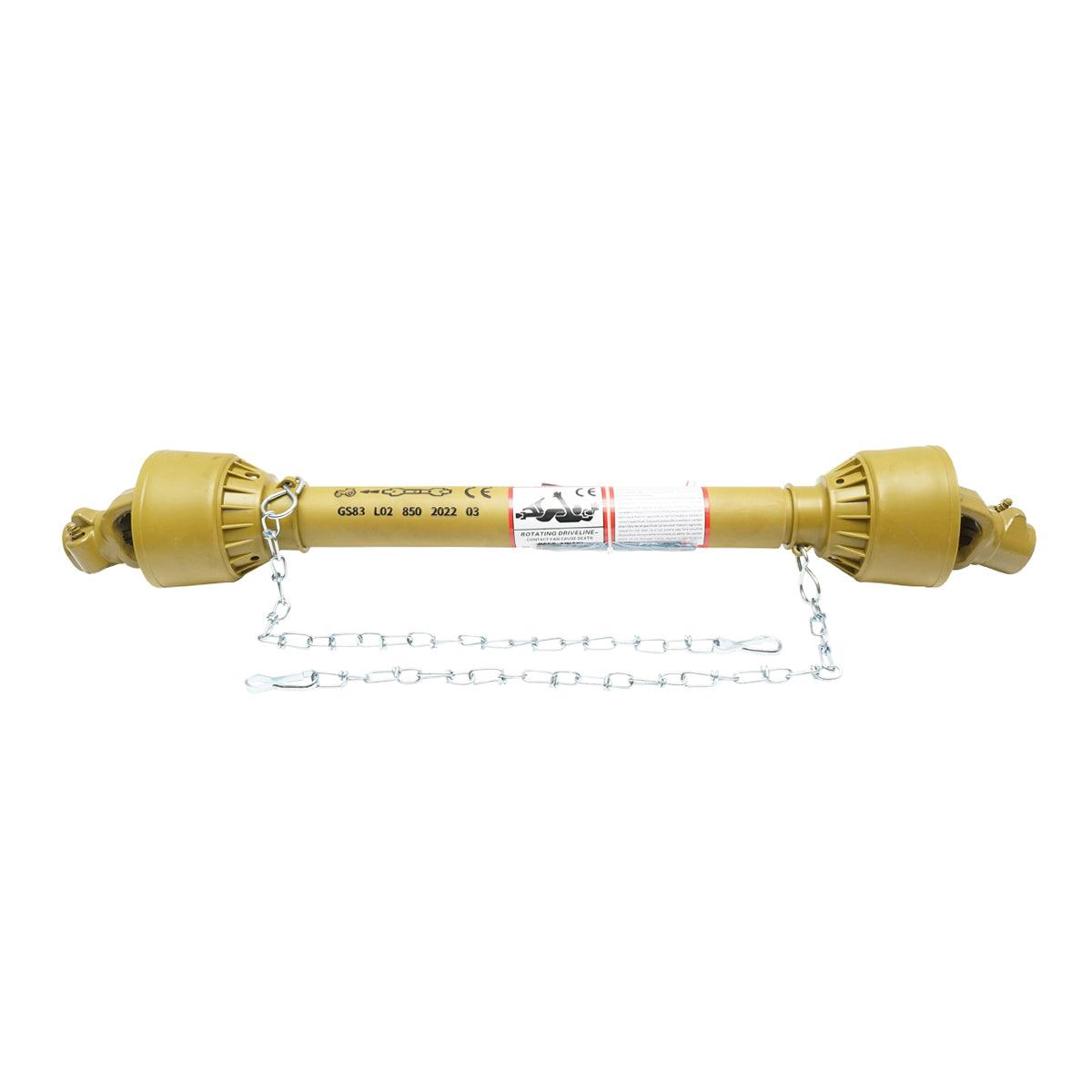 Albero cardanico Cardano 850 mm L2S T2 croce 23,8×61,3 (tubo tipo limone 24×62) Z=6