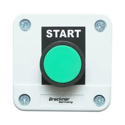 Alloggiamento del pulsante di controllo START verde con ritorno 1NO Breckner Germany - immagine 2