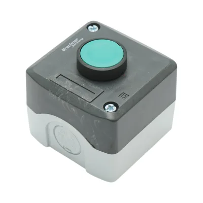 Alloggiamento del pulsante di controllo START verde con ritorno 1NO Breckner Germany