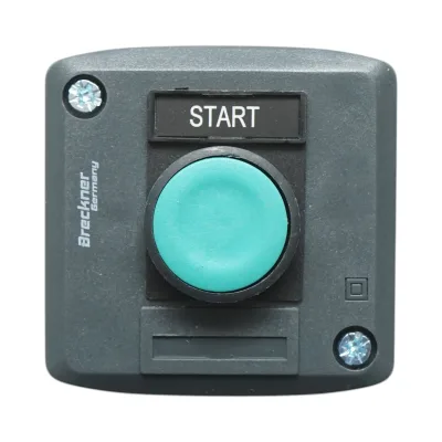 Alloggiamento del pulsante di controllo START verde con ritorno 1NO Breckner Germany - immagine 2