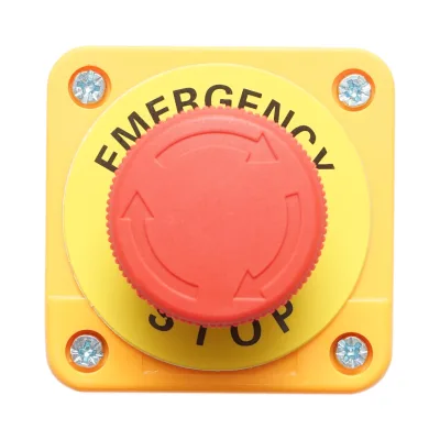 Alloggiamento per pulsante di arresto di emergenza, tipo a torsione, tipo a fungo con ritorno 1NO 40mm Breckner Germany - immagine 2