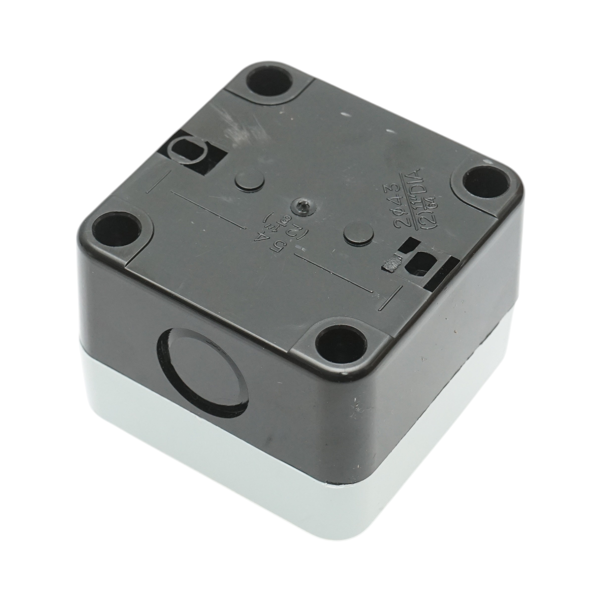 Alloggiamento pulsante di comando STOP rosso con ritorno 1NC Breckner Germany - immagine 3