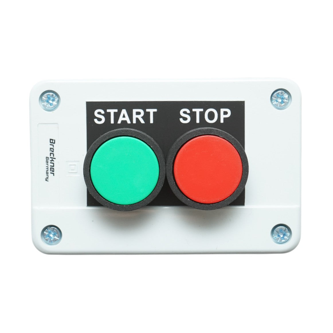 Alloggiamento pulsante di controllo START/STOP con ritorno 1NO+1NC Breckner Germany