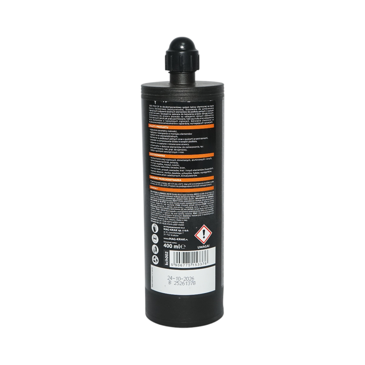 Ancora chimica senza stirene a base di resina poliestere – 400 ml - immagine 3