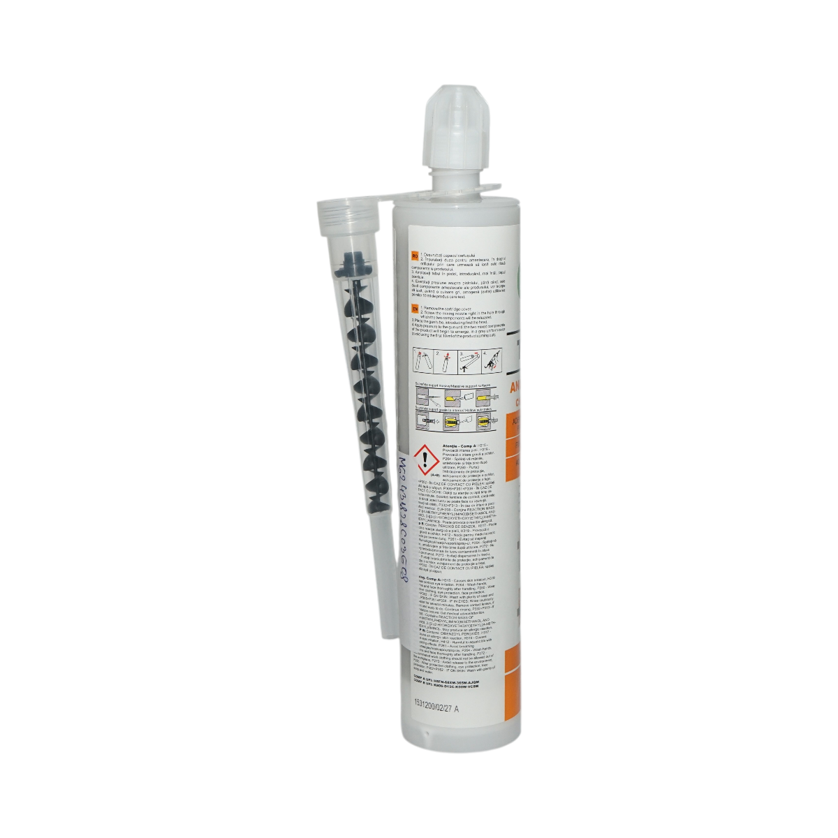 Ancora chimica senza stirene bicomponente a base di resina poliestere grigia 300 ml – OLIVE TQ-10S Penosil - immagine 2