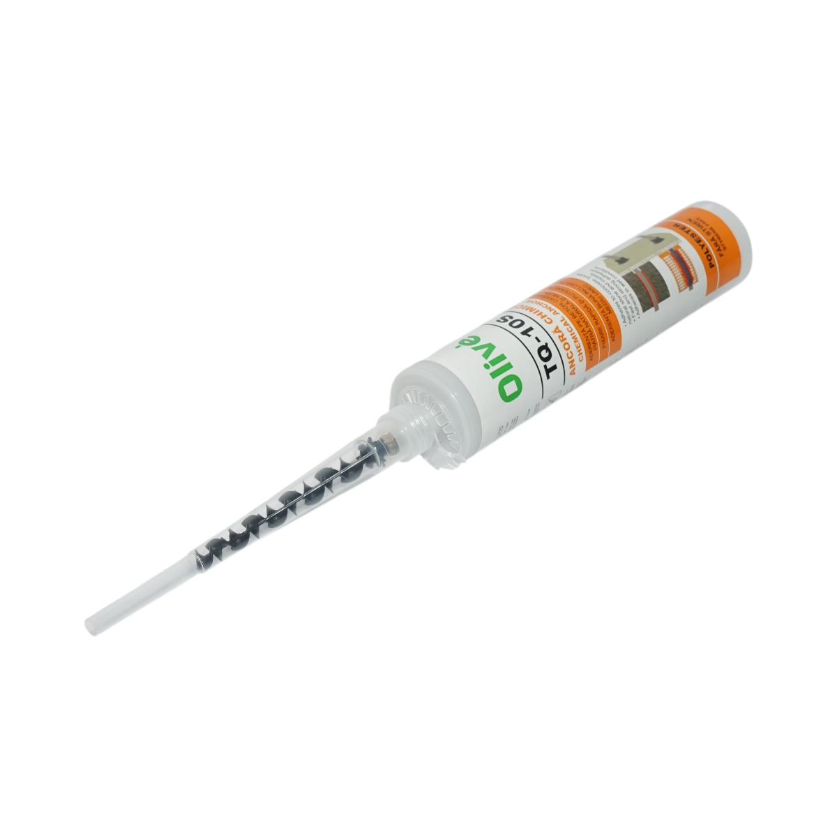 Ancora chimica senza stirene bicomponente a base di resina poliestere grigia 300 ml – OLIVE TQ-10S Penosil - immagine 3