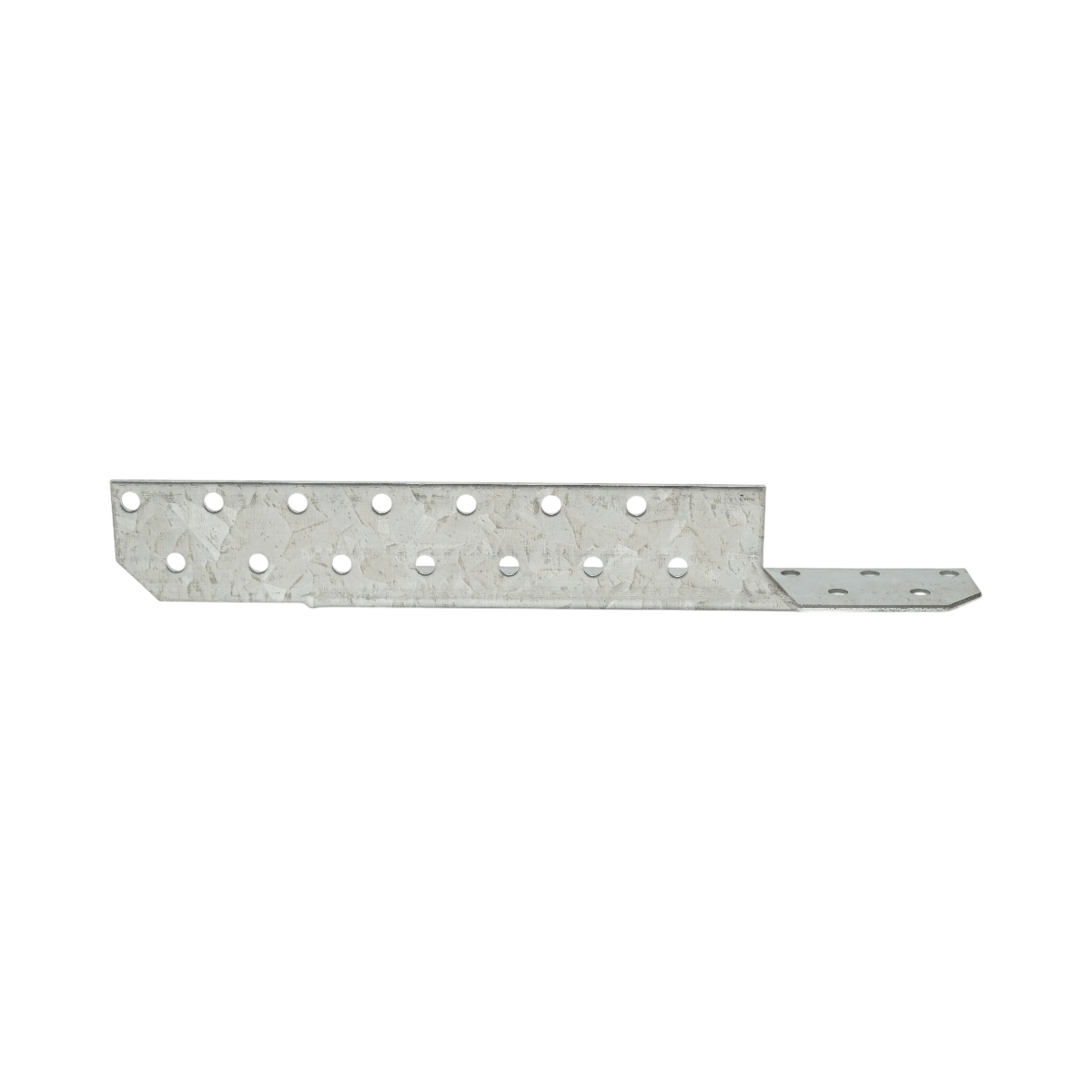 Ancoraggio a cuneo per travetto destro 33x33x210mm, spessore 2mm, acciaio zincato - immagine 3