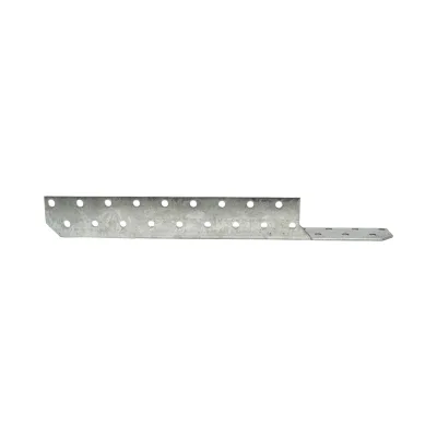 Ancoraggio a cuneo per travetto destro 33x33x250mm, spessore 2mm, acciaio zincato - immagine 3