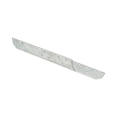 Ancoraggio a cuneo per travetto destro 33x33x250mm, spessore 2mm, acciaio zincato - immagine 4