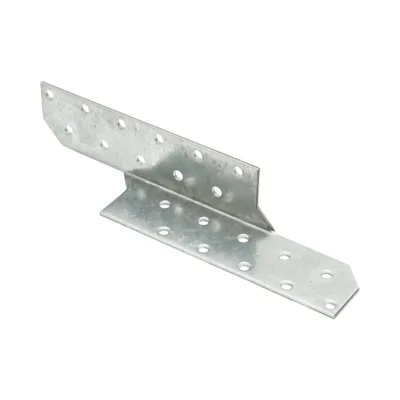 Ancoraggio a cuneo per travetto sinistro 33x33x170mm, spessore 2mm, acciaio zincato - immagine 2