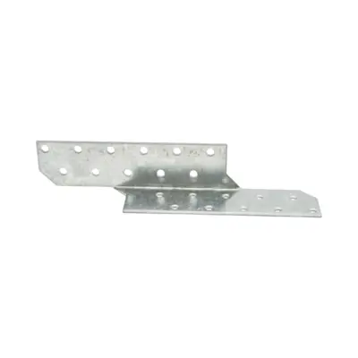 Ancoraggio a cuneo per travetto sinistro 33x33x170mm, spessore 2mm, acciaio zincato