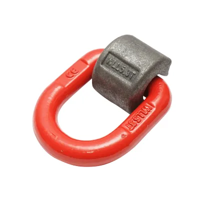 Ancoraggio/anello di sollevamento saldabile con molla, carico massimo supportato 5,3 tonnellate - immagine 2