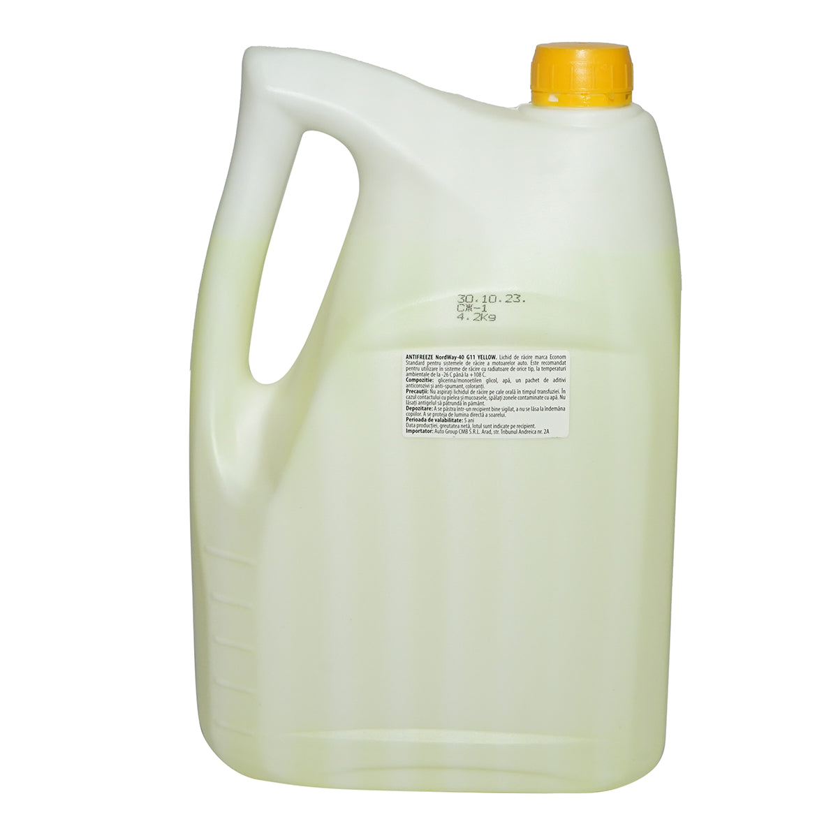 Antigelo G11 giallo concentrato -40 gradi 4,2 Kg NordWay - immagine 2