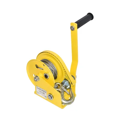 Argano manuale 544Kg, lunghezza cavo in acciaio 5m, spessore filo 4mm - immagine 2
