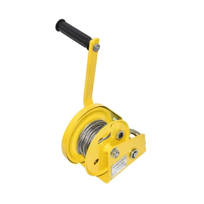 Argano manuale 544Kg, lunghezza cavo in acciaio 5m, spessore filo 4mm - immagine 4