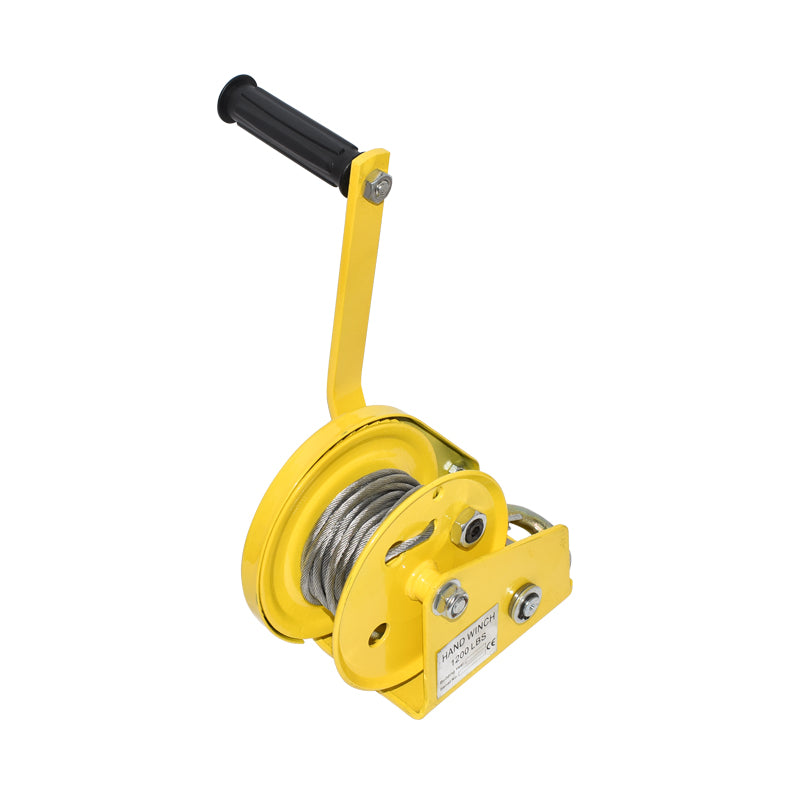 Argano manuale 544Kg, lunghezza cavo in acciaio 5m, spessore filo 4mm - immagine 4