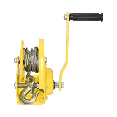 Argano manuale 544Kg, lunghezza cavo in acciaio 5m, spessore filo 4mm - immagine 6