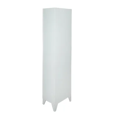 Armadietto metallico tipo spogliatoio – 4 ante, 1700×300×450 mm, grigio Breckner Germany - immagine 2