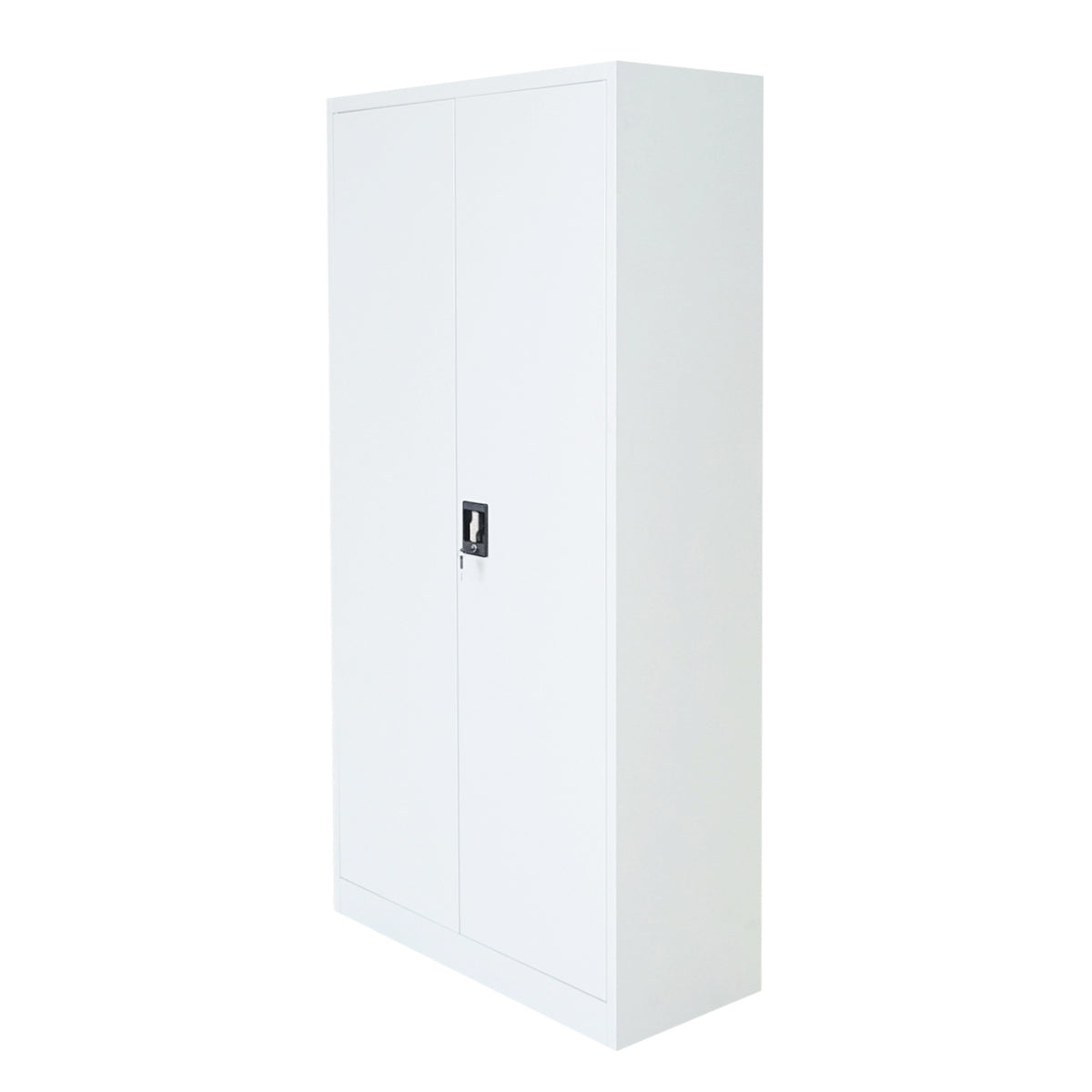 Armadio metallico 1800×900×400 mm con 2 ante di sicurezza, 4 ripiani, colore grigio Breckner Germany - immagine 2