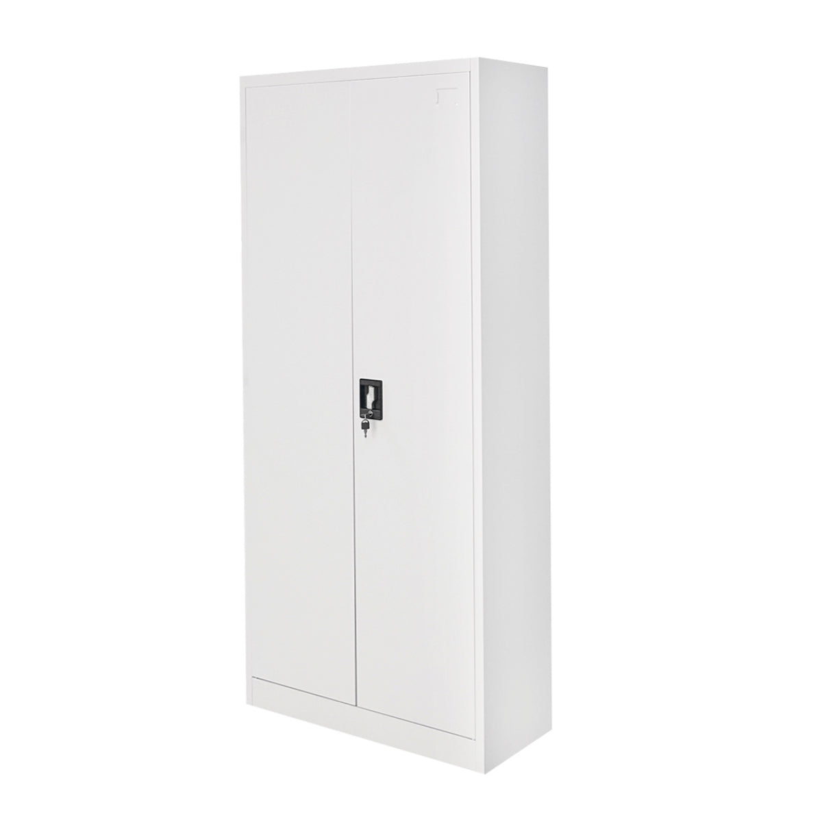 Armadio metallico a 2 ante con 4 ripiani – 1800×800×350 mm, grigio Breckner Germany - immagine 2