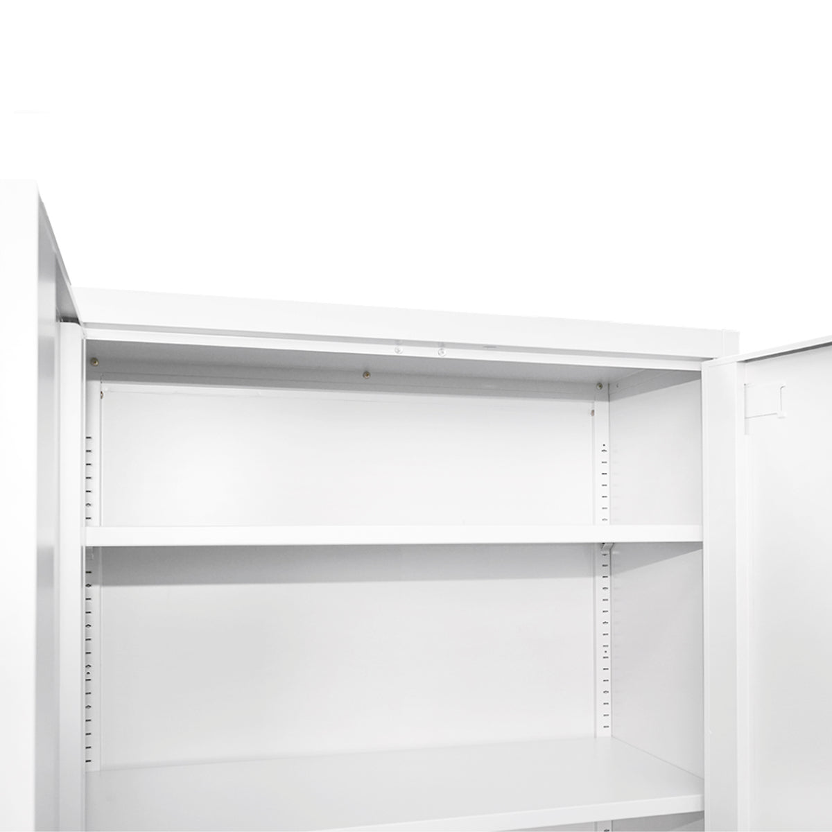 Armadio metallico a 2 ante con 4 ripiani – 1800×800×350 mm, grigio Breckner Germany - immagine 6