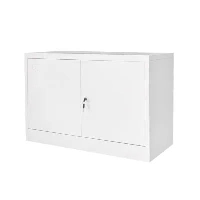 Armadio metallico con 2 ante e 1 ripiano – 900×600×400 mm, grigio Breckner Germany - immagine 3