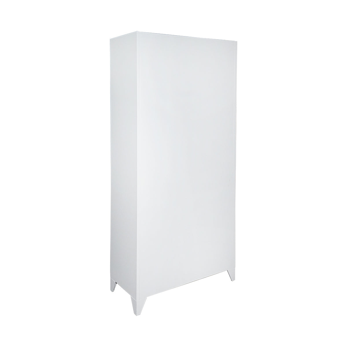 Armadio metallico con 2 ante in vetro e 2 ante piene con chiusura di sicurezza, dimensioni 1900x900x400 mm. - immagine 2