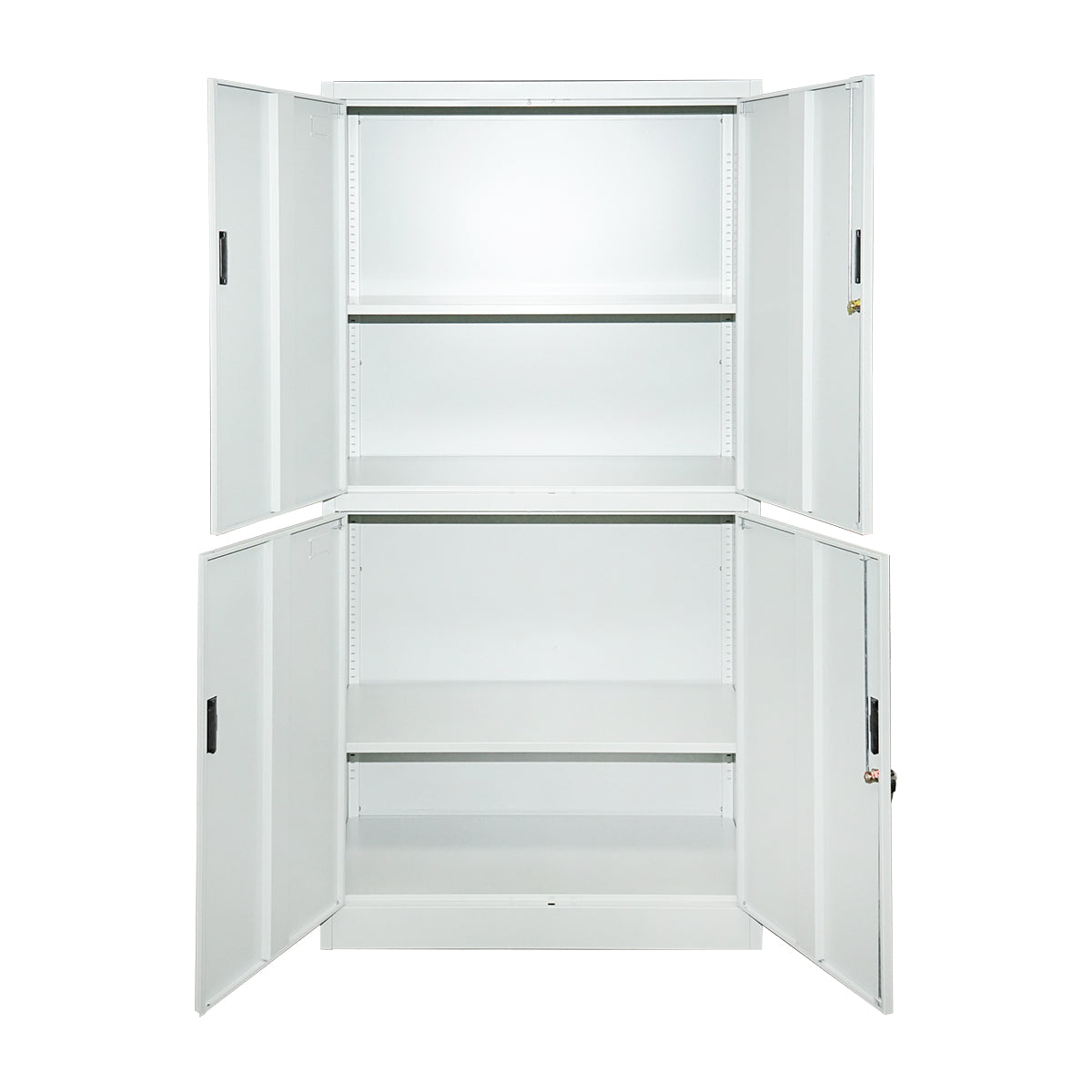 Armadio metallico con 4 ante completamente sicure 1800x900x400mm - immagine 3