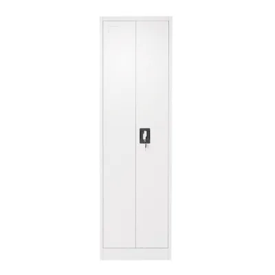 Armadio metallico per prodotti di pulizia – 1700×500×400 mm, 2 ante con serratura, grigio Breckner Germany