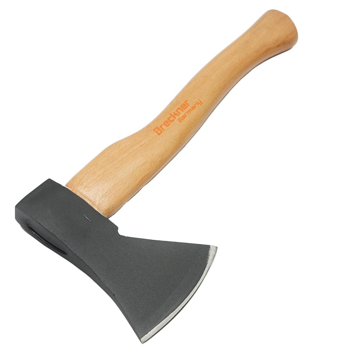 Ascia 600g Lama Acciaio Manico in Legno 370mm. Ascia da Taglio Universale con Manico in Legno, Scure Accetta Ascia Manico in Legno Lama Acciaio Breckner Germany - immagine 2
