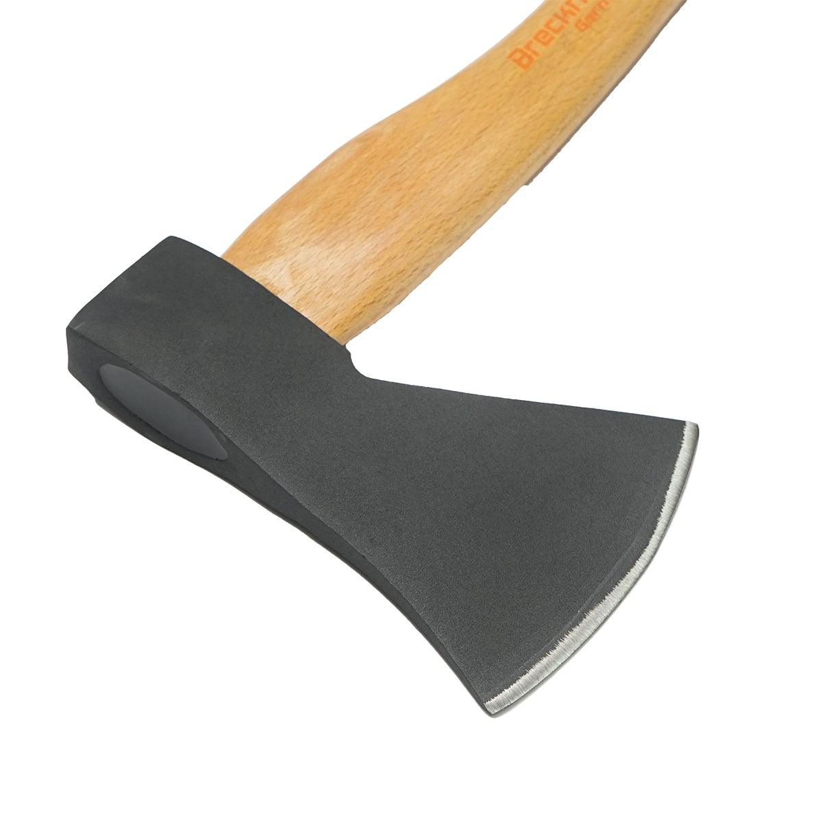 Ascia 800g Lama Acciaio Manico in Legno 380mm. Ascia da Taglio Universale con Manico in Legno, Scure Accetta Ascia Manico in Legno Lama Acciaio Breckner Germany - immagine 4