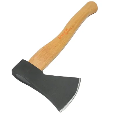 Ascia 800g Lama Acciaio Manico in Legno 380mm. Ascia da Taglio Universale con Manico in Legno, Scure Accetta Ascia Manico in Legno Lama Acciaio Breckner Germany - immagine 2