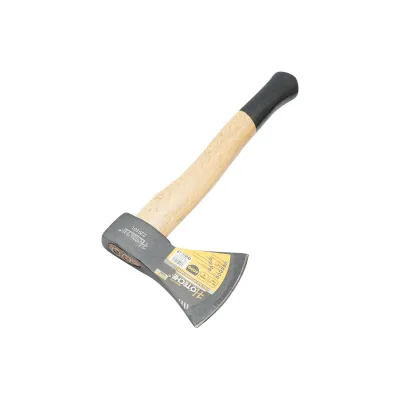 Ascia Professionale da 600g con Manico in Legno e Lama in acciaio Forgiato trattato termicamente Accetta Hoteche - immagine 4