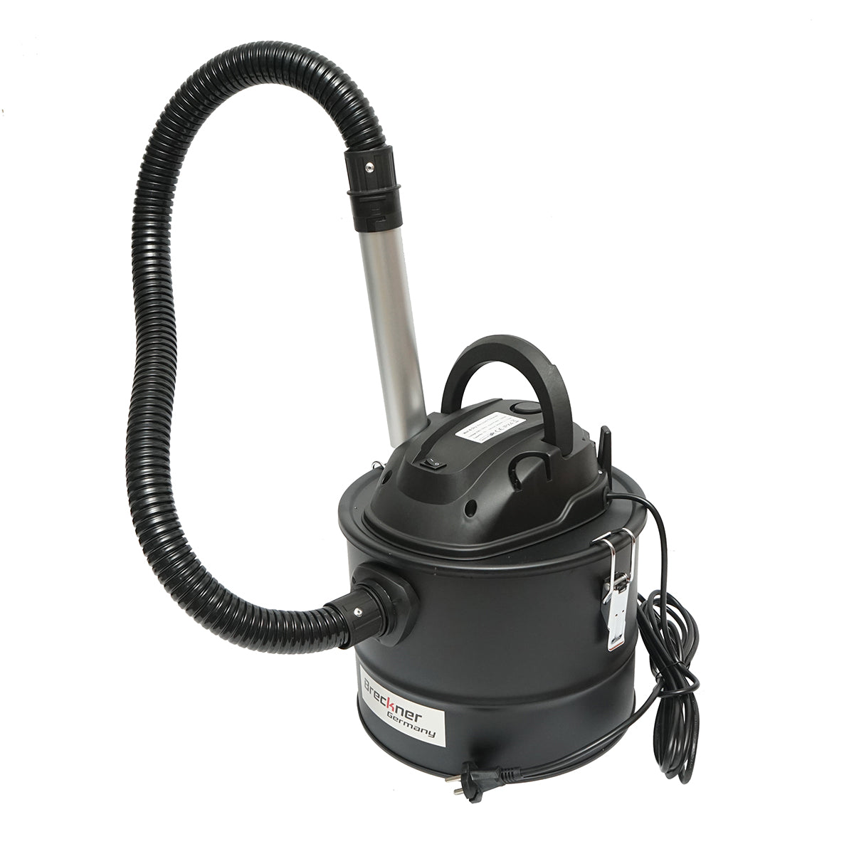 Aspirapolvere per cenere 1000W, 220V, corpo in metallo, volume 15L, potenza di aspirazione 17 kPa Breckner Germany