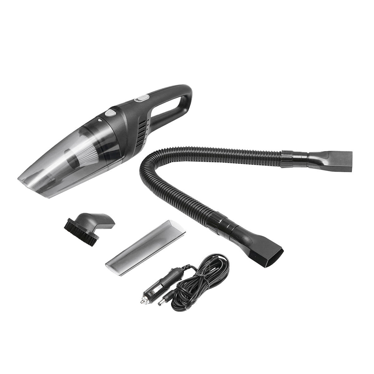 Aspirapolvere portatile per ambienti umidi e asciutti, alimentazione tramite presa auto 12V, potenza 90W