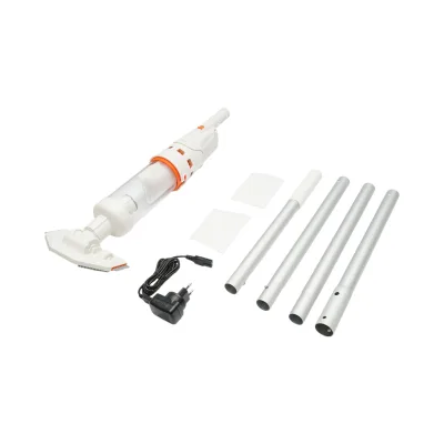 Aspiratore verticale senza fili per piscine, batteria da 2200 mAh, serbatoio da 1 litro, profondità dell'acqua 45-200 cm, certificazione IPX8. - immagine 4
