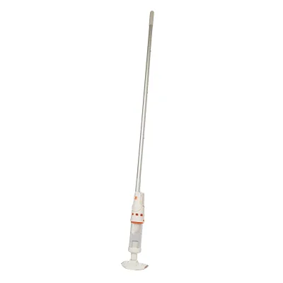 Aspiratore verticale senza fili per piscine, batteria da 2200 mAh, serbatoio da 1 litro, profondità dell'acqua 45-200 cm, certificazione IPX8. - immagine 2