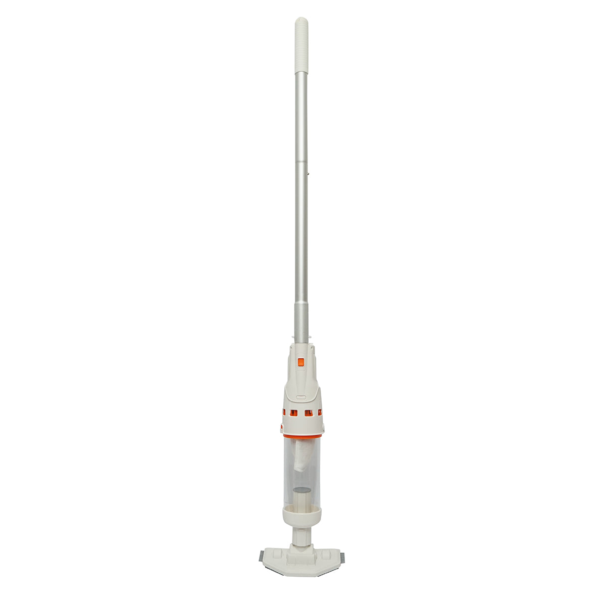 Aspiratore verticale senza fili per piscine, batteria da 2200 mAh, serbatoio da 1 litro, profondità dell'acqua 45-200 cm, certificazione IPX8.