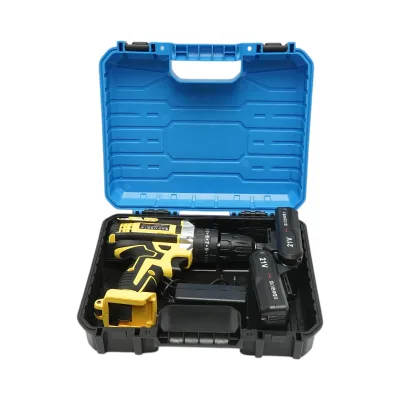 Avvitatore a impulsi e trapano, 2 batterie 21V, 1.5Ah agli ioni di litio, coppia 29Nm, mandrino da 10mm, 0-350/1350 giri/min Breckner Germany - immagine 2