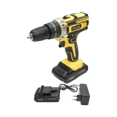 Avvitatore a impulsi e trapano, 2 batterie 21V, 1.5Ah agli ioni di litio, coppia 29Nm, mandrino da 10mm, 0-350/1350 giri/min Breckner Germany