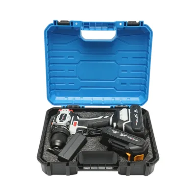 Avvitatore e trapano brushless con 2 batterie al litio 21V/1,5Ah, coppia 40Nm, mandrino da 10mm, velocità 1350rpm Breckner Germany