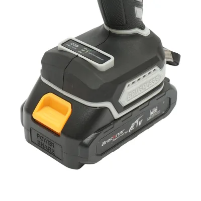 Avvitatore e trapano brushless con 2 batterie al litio 21V/1,5Ah, coppia 40Nm, mandrino da 10mm, velocità 1350rpm Breckner Germany - immagine 6