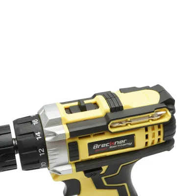 Avvitatore e trapano con 2 batterie 12V, 1.5Ah agli ioni di litio, coppia 25Nm, mandrino da 10mm, 0-350/1350 giri/min Breckner Germany - immagine 6
